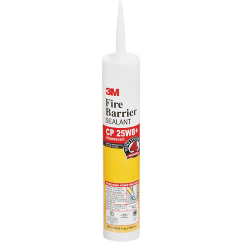 3M CP25WB+27OZ Fire Barrier Sealant CP, 85 g, Tube, Red-(Bottle)