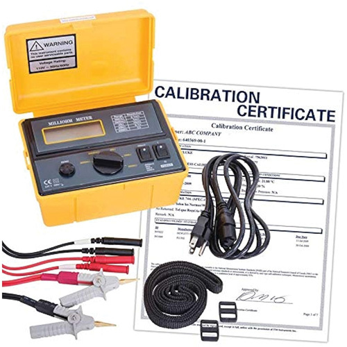 Reed Instruments K5090-NIST 110 V Milli-Ohmmeter with ISO Certificate 110 V Milli-Ohmmeter with ISO Certificate - Each