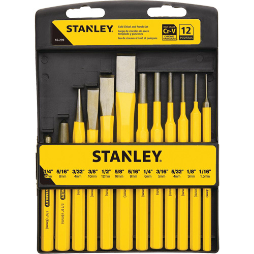 Stanley Tools 16-299 Punch & Chisel Kit Punch & Chisel Kit - Each