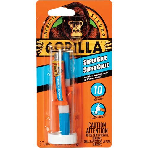 Gorilla 7900301 Super Glue Super Glue, 2 x 3 g, Tube, Clear - Each
