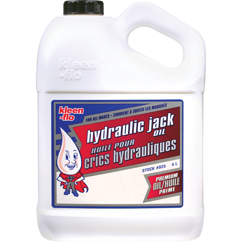 Kleen-Flo 925 Hydraulic Jack Fluid Hydraulic Jack Fluid, 4 L, Jug - Bottle