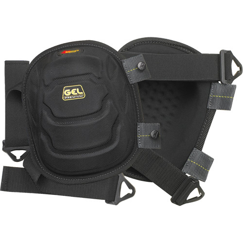 Kuny's KP-372 Gel-Tek Flooring Knee Pad, Buckle Style, Plastic Caps, Gel Pads-(Each)