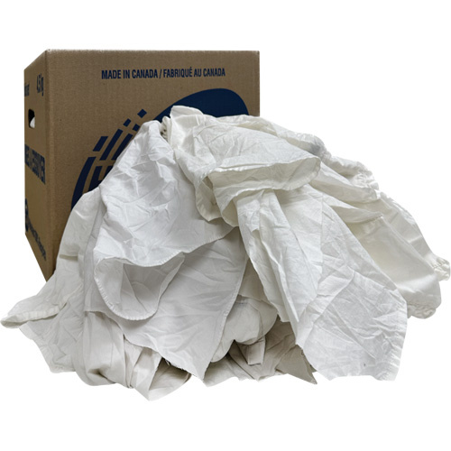Rotex RD462-C10-A Wiper Rags Box Wiper Rags Box, White, 10 lbs. - Each