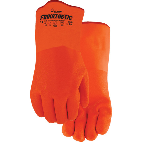 Watson Gloves 9341 Foamtastic Gloves Foamtastic Gloves, One Size, PVC Coating, Foam Shell - Pair