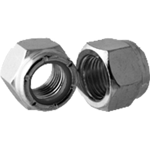 NTU Thin Heavy Series Locknut Nylon Insert NTU Thin Heavy Series Locknut Nylon Insert, 3/4"-10 Dia., Zinc Plated - Each