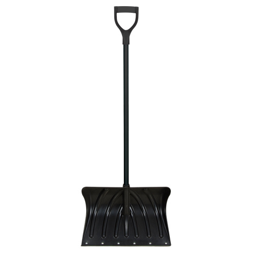 Aurora Tools NM809 Poly Snow Shovel with Steel Wear Strip, Polypropylene Blade, 19-3/4" Wide, D-Grip Handle, Wearstrip Included - (Each)