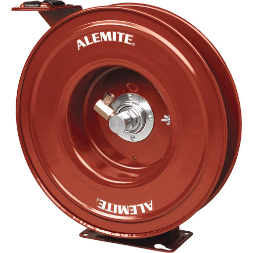 Alemite Heavy-Duty Hose Reel, Single Hose, 7" W x 19" D x 20-1/4" H-(Each)