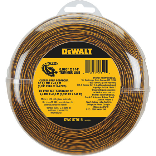 DEWALT DWO1DT915 Replacement Trimmer Line-(Each)