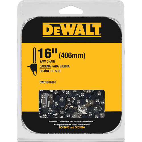 DEWALT DWO1DT616T Chainsaw Replacement Chain-(Each)