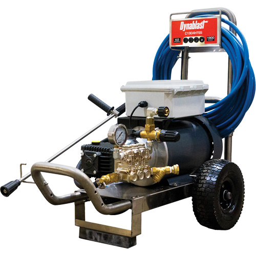 Dynablast Equipment C1904HTDS Hot & Cold Water Pressure Washer with Time Delay Shutdown Hot & Cold Water Pressure Washer with Time Delay Shutdown, Electric, 1900 PSI, 4 GPM - Each