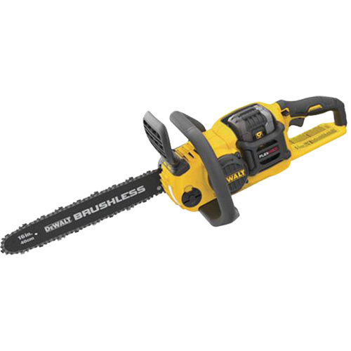 DEWALT DCCS672X1 MAX* 3.0 Ah Brushless Cordless Chainsaw Kit MAX* 3.0 Ah Brushless Cordless Chainsaw Kit, 18", Battery Powered, 2.85 HP/60 V - Each