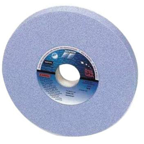 Norton 66252940197 Toolroom Vitrified Wheel, Type 5NQ, Ceramic Alumina, 7" x 1/2"-(Each)