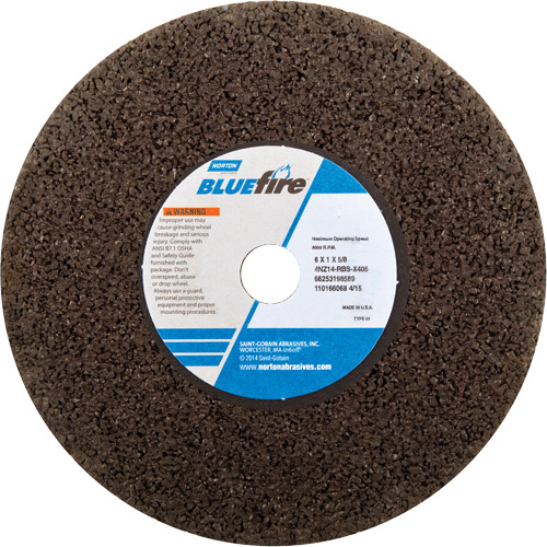 Norton 66253198589 Bluefire Portable Snagging Wheel-(Each)