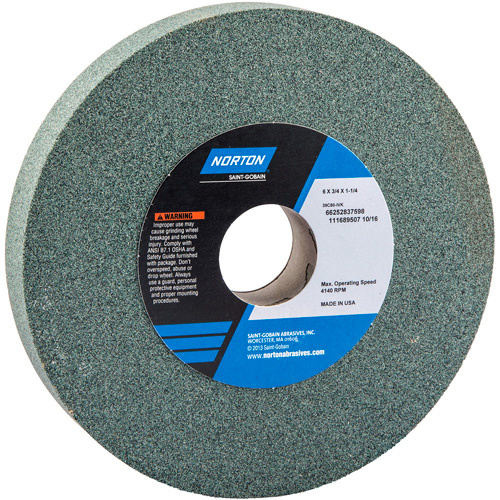Norton 66252837598 Tool Room Wheel, 6" x 3/4"-(Each)