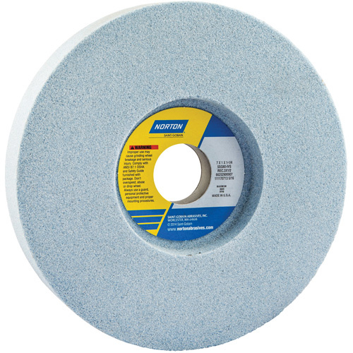 Norton 66252906907 Tool Room Wheel, Type 05, Ceramic Alumina, 7" x 1"-(Each)