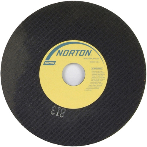 Norton 66252922676 Reinforced Tool Room Cut-Off Wheels, 7" x 1/16", 1-1/4" Arbor, Type 01/41, Aluminum Oxide, 8730 RPM-(Each)