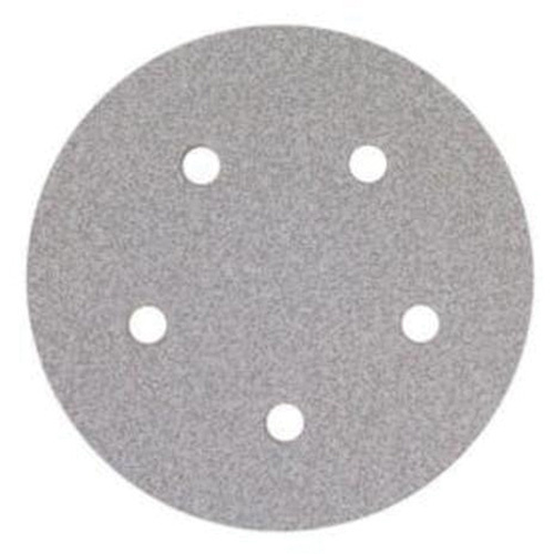 Norton 66261131573 Paper Hook & Loop Vacuum Discs, 5" Dia., 400 Grit, Aluminum Oxide, B-Weight-(Each)