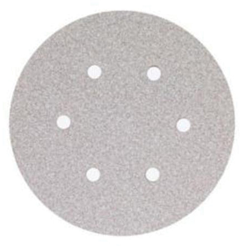 Norton 66261131587 Paper Hook & Loop Vacuum Discs, 6" Dia., 800 Grit, Aluminum Oxide, B-Weight-(Each)