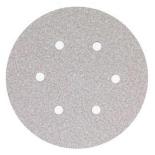 Norton 66261131592 Paper Hook & Loop Vacuum Discs, 6" Dia., 320 Grit, Aluminum Oxide, B-Weight-(Each)
