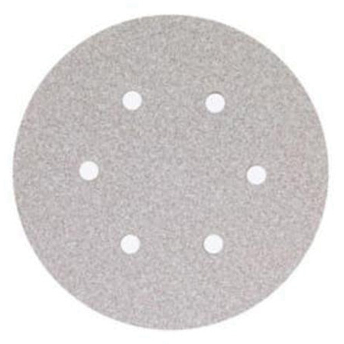 Norton 66261131597 Paper Hook & Loop Vacuum Discs, 6" Dia., 150 Grit, Aluminum Oxide, B-Weight-(Each)