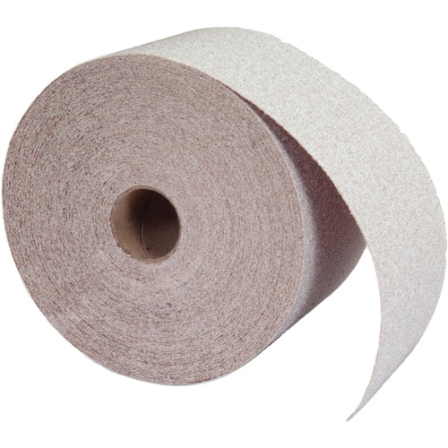 Norton 66261131687 Paper PSA Roll, Aluminum Oxide, 2-3/4" W x 135' L, 180 Grit-(Roll)