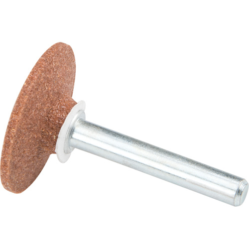 Merit 61463624405 Gemini Mounted Point, A37, Aluminum Oxide, 1-1/4" Dia., 1/4" L-(Each)