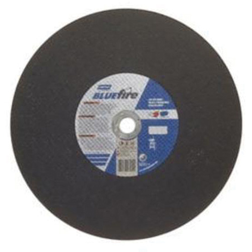 Norton 66252843255 BlueFire Stationary Saw Cut-Off Wheels, 16" x 5/32", 1" Arbor, Type 01/41, Zirconia Alumina, 3820 RPM-(Each)