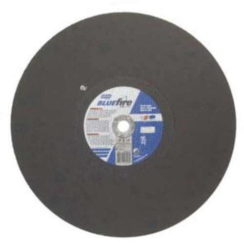 Norton 66252843258 BlueFire Stationary Saw Cut-Off Wheels, 20" x 5/32", 1" Arbor, Type 01/41, Zirconia Alumina, 2710 RPM-(Each)