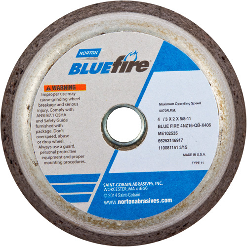 Norton 66253146917 BlueFire Non-Reinforced Portable Snagging Cups-(Each)