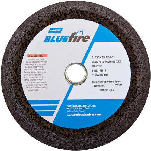 Norton 66253146918 BlueFire Non-Reinforced Portable Snagging Cups-(Each)
