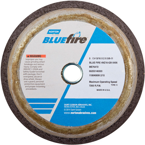 Norton 66253146920 BlueFire Non-Reinforced Portable Snagging Cups-(Each)