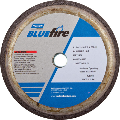 Norton 66253146929 BlueFire Non-Reinforced Portable Snagging Cups-(Each)