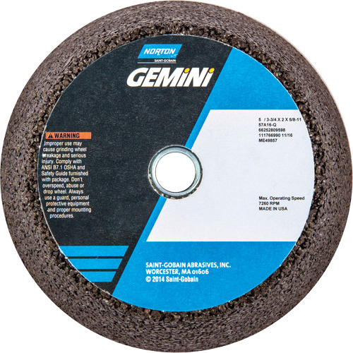 Norton 66252809598 Gemini Non-Reinforced Portable Snagging Cups-(Each)