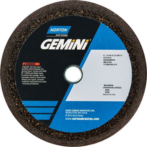 Norton 66252809618 Gemini Non-Reinforced Portable Snagging Cups-(Each)