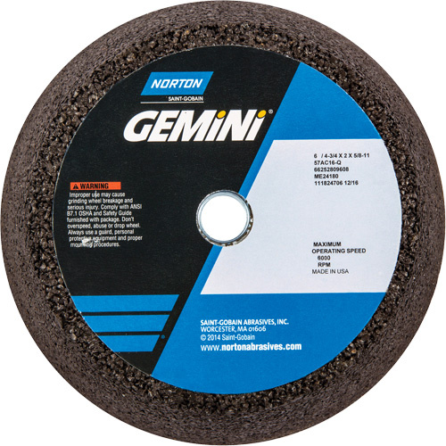 Norton 66252809608 Gemini Non-Reinforced Portable Snagging Cups-(Each)