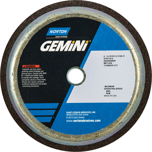 Norton 66252809599 Gemini Non-Reinforced Portable Snagging Cups-(Each)