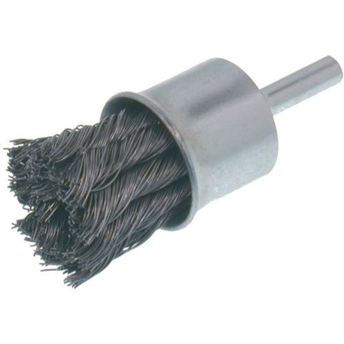 Osborn 0009909900 Economy Knot Wire End Brush Economy Knot Wire End Brush, 3/4" Dia., 0.02 Wire Dia., 1/4" Shank - Each