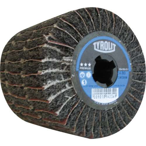 Tyrolit 94234 Pro-Line Surface Conditioning Drum Pro-Line Surface Conditioning Drum, 4" Dia. x 4" W, 3/4" Arbor, 80 Grit, Aluminum Oxide - Each