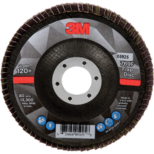 3M 769F Quick Change Flap Disc  (Each)-Click on options for variations & Details.