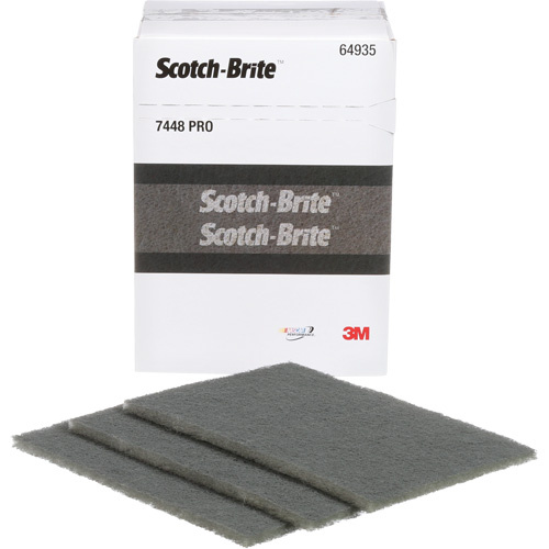 3M SB64935 Scotch-Brite Pro Conditioning Hand Pad, Silicon Carbide, 9" x 6", Ultra Fine Grit-(Each)