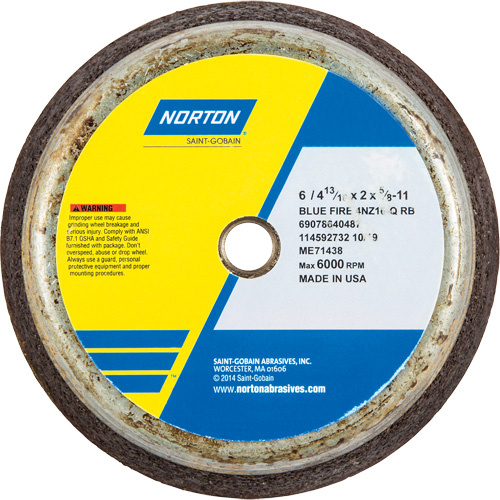 Norton 69078640487 BlueFire® Non-Reinforced Portable Snagging Wheel BlueFire<sup>®</sup> Non-Reinforced Portable Snagging Wheel - Each