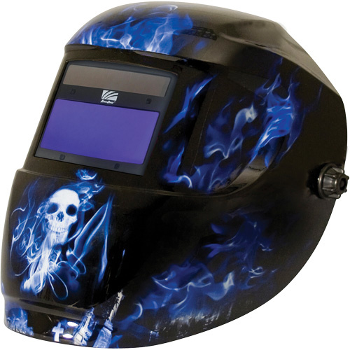 Walter Surface Technologies 4500V-0141 Carrera™ ArcOne® Hood Carrera™ ArcOne<sup>®</sup> Hood, 3" L x 4" W View Area, 9 - 13 Shade Range, Blue - Each