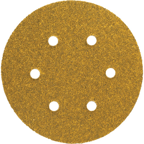 Norton 78072748542 Gold Reserve A296 Paper H&L Vacuum Disc Gold Reserve A296 Paper H&L Vacuum Disc, 5" Dia., P60 Grit, Aluminum Oxide, C-Weight - Roll of 50