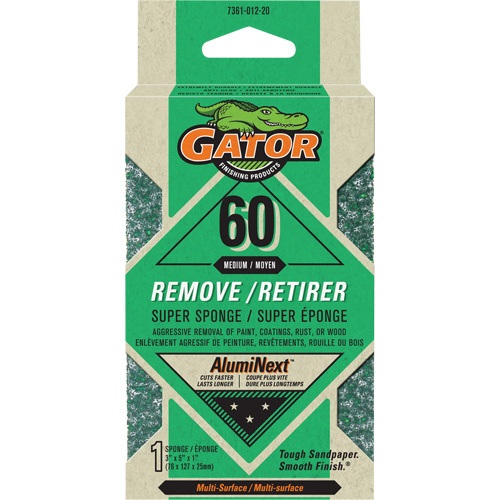 Gator 736101220 Premium Sanding Sponge Premium Sanding Sponge - Each