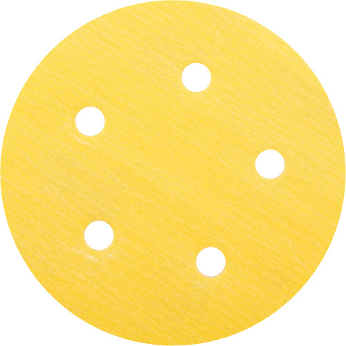 Norton 66623307114 Gold Reserve A296 Paper H&L Vacuum Disc Gold Reserve A296 Paper H&L Vacuum Disc, 5" Dia., 320 Grit, Aluminum Oxide, C-Weight - Pack of 50