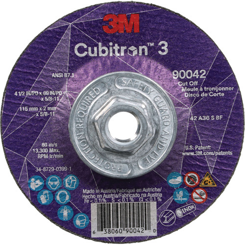 3M Cubitron™ 3 Cut-Off Wheel  (Each)-Click on options for variations & Details.