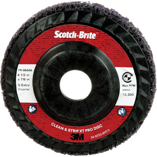 3M 7100175393 Scotch-Brite™ Clean and Strip XT Pro Disc XO-DC Scotch-Brite™ Clean and Strip XT Pro Disc XO-DC, 4-1/2" Dia., Extra Coarse Grit, Silicon Carbide - Each