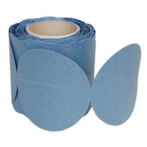 Norton 66261125597 BlueFire Paper PSA Sanding Disc, 5" Dia., 100 Grit, Zirconia Alumina-(Roll of 100)