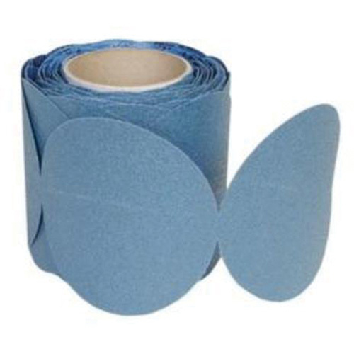 Norton 66261125573 BlueFire Paper PSA Sanding Disc, 6" Dia., 80 Grit, Zirconia Alumina-(Roll of 100)