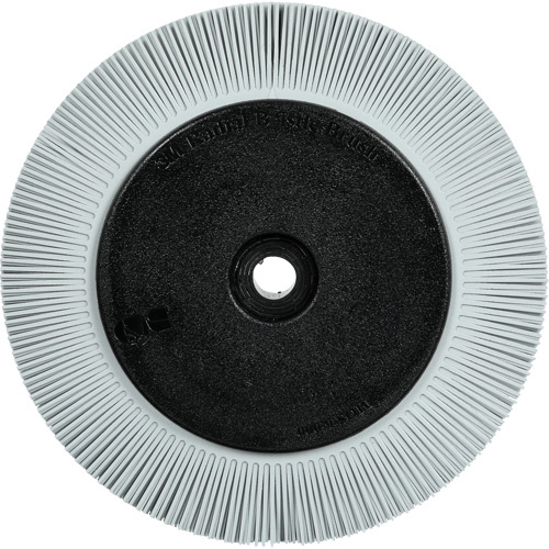 3M 7100374910 Scotch-Brite Type S Precision Radial Bristle Brush PN-RB with Flange, Ceramic, 120+ Grit, 8" Dia.-(Each)
